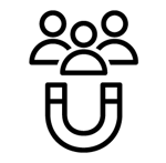 Talent attraction branded icon Talent attraction branded icon